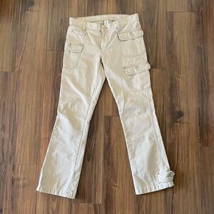 Polo Ralph Lauren Cargo Pants Size 4 Tan/Beige Polo Jeans Co. Utility Pants